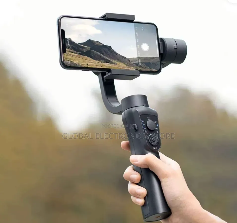 3-axis Gimbal Stabilizer | Ai Tracking + Light + Mic