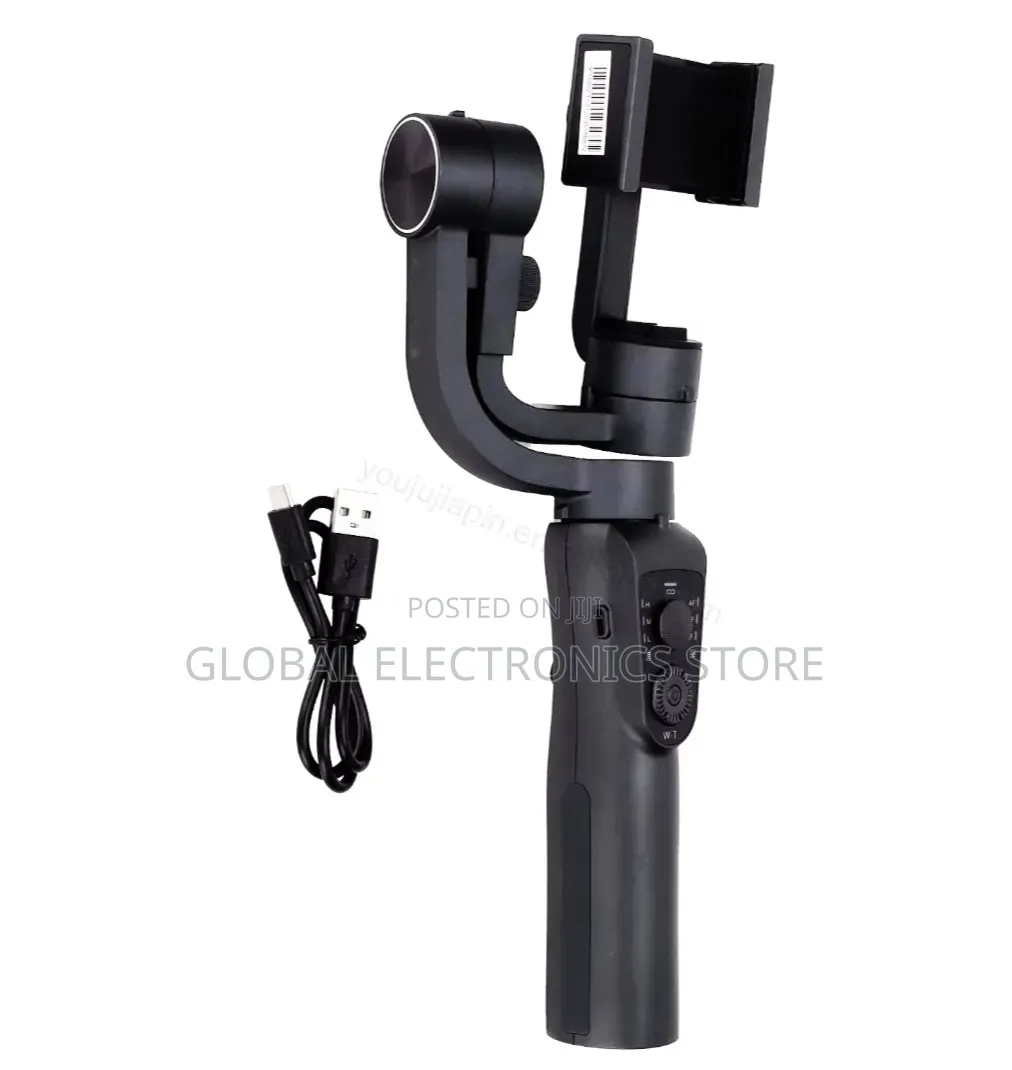 3-axis Gimbal Stabilizer | Ai Tracking + Light + Mic