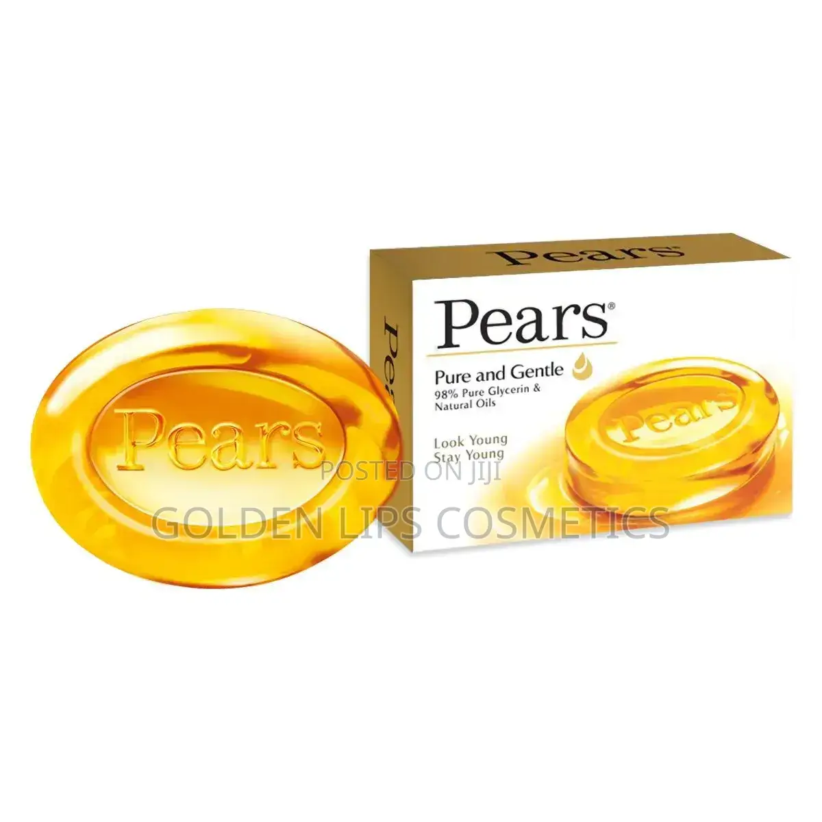 Pears Pure Gentle Soap Bar With 98% Glycerin for Sensitive Skin