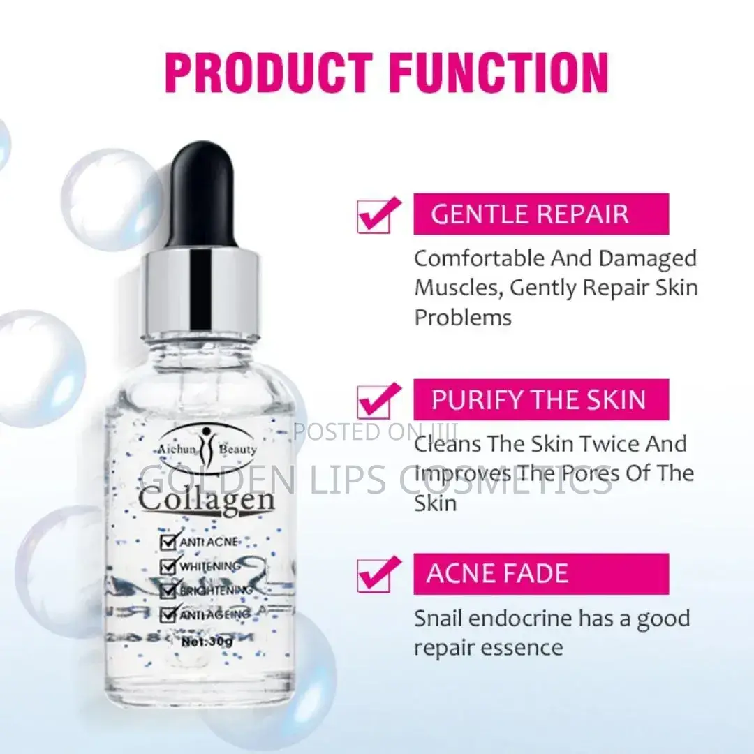 Snail Collagen Facial Serum 30g – Brightening Hydrating Skin Care