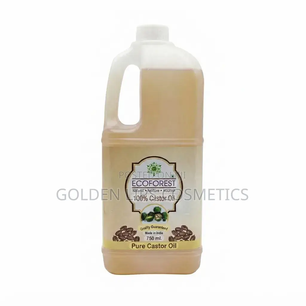 Ecoforest 100% Castor Oil 750ml – Hair Skin Nourishing Oil