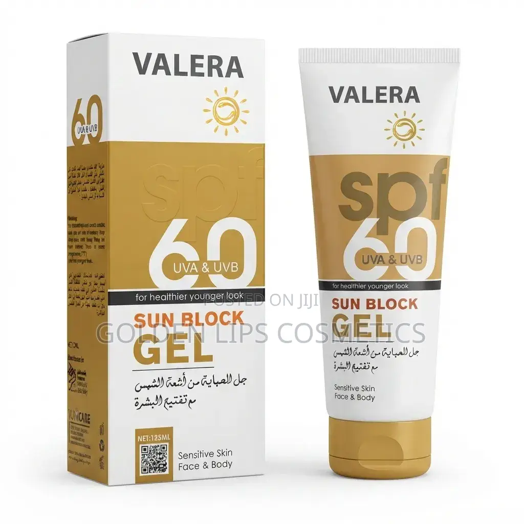 Valera Sunblock Gel Sunscreen SPF 60 – Lightweight Daily Uv Protection