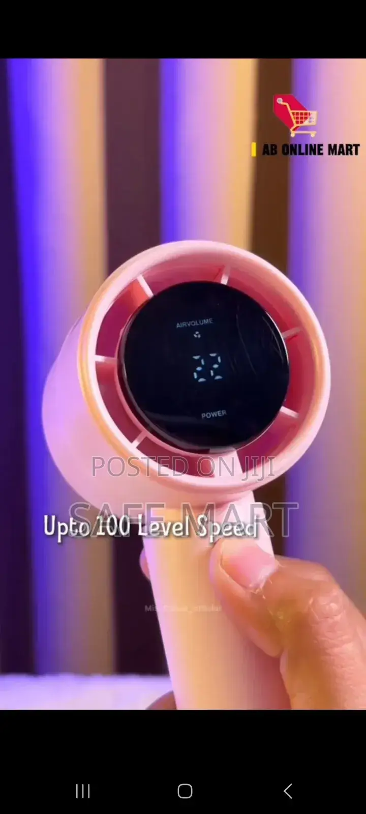 Rechargeable Mini Turbo Fan