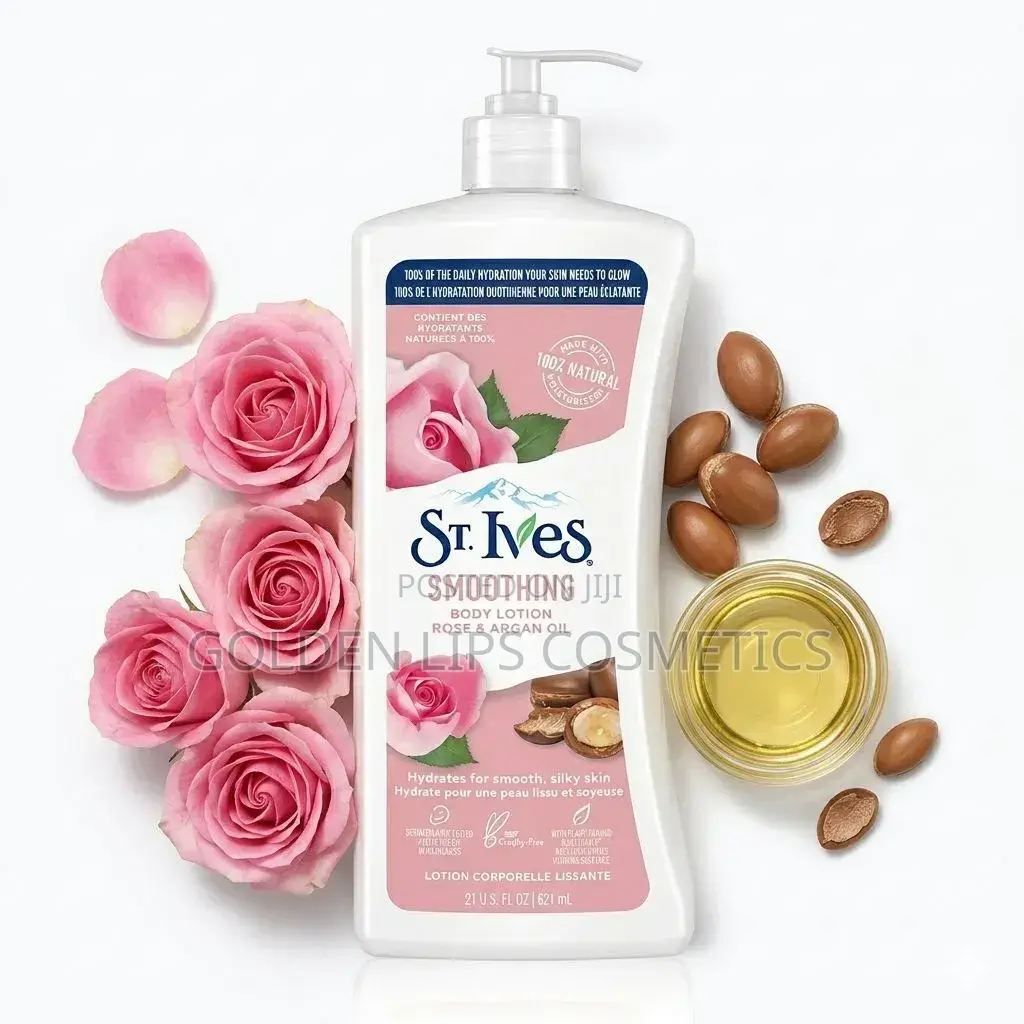 St. Ives Rose Argan Oil Body Lotion 621ml – Smooth Hydrating Skin