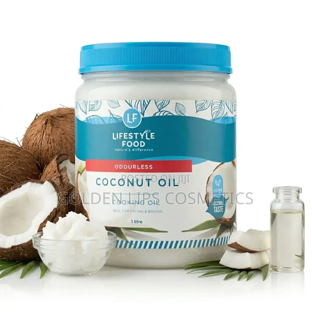 Lifestyle Food Odourless Coconut Oil 1l – Cooking Baking Oil