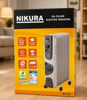Nikura Oil Heater 9-Fin (Original) – Powerful Comfortable Heating
