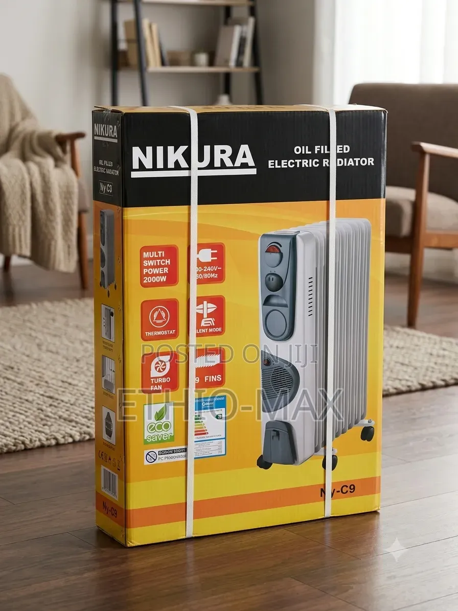 Nikura Oil Heater 9-Fin (Original) – Powerful Comfortable Heating