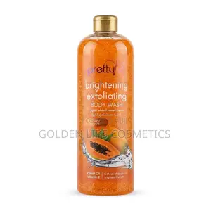 Pretty Be Papaya Whitening Body Wash 1000ml – Brightening Scrub Wash