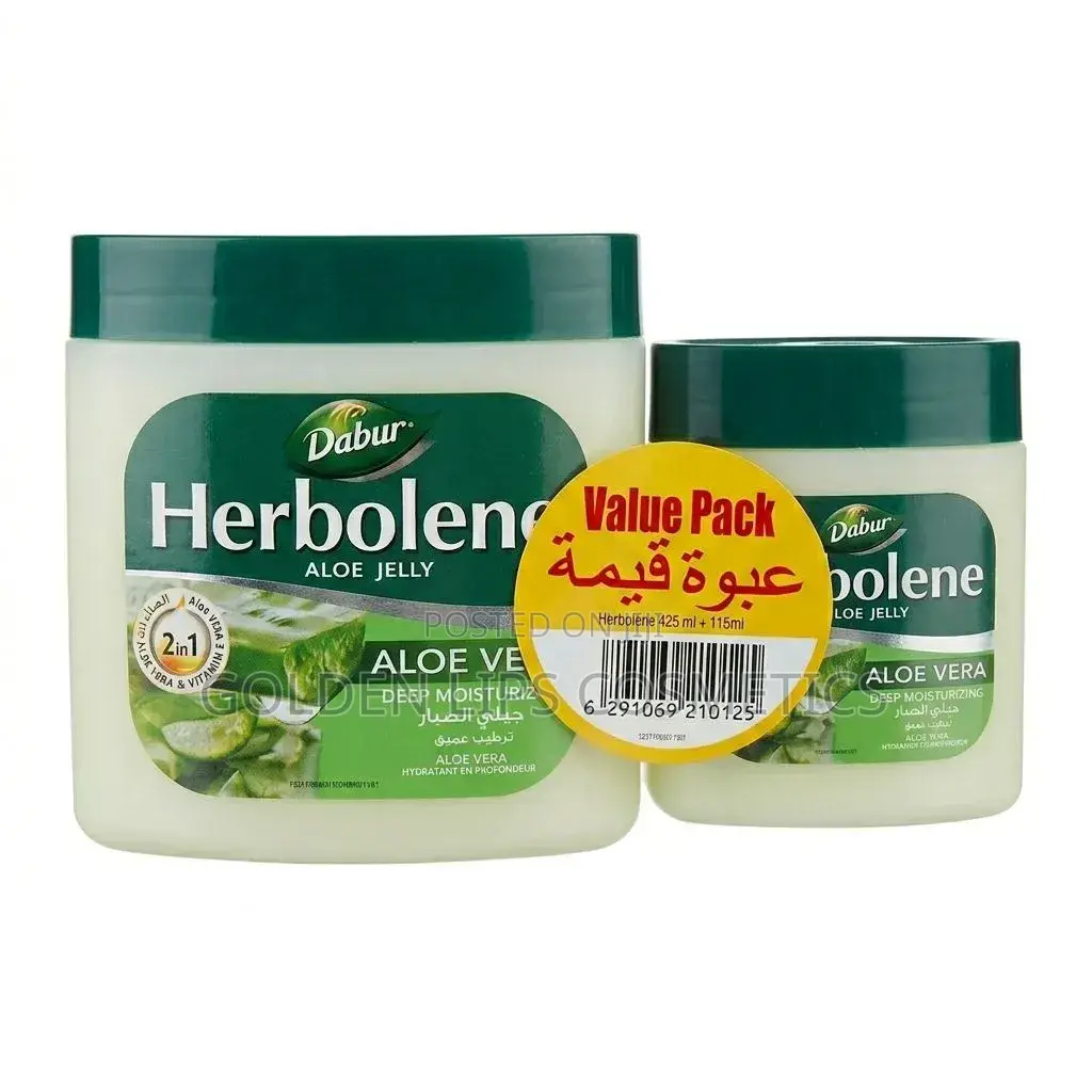Dabur Herbolene Aloe Petroleum Jelly 540ml Duo Pack – Skin Moisturizer