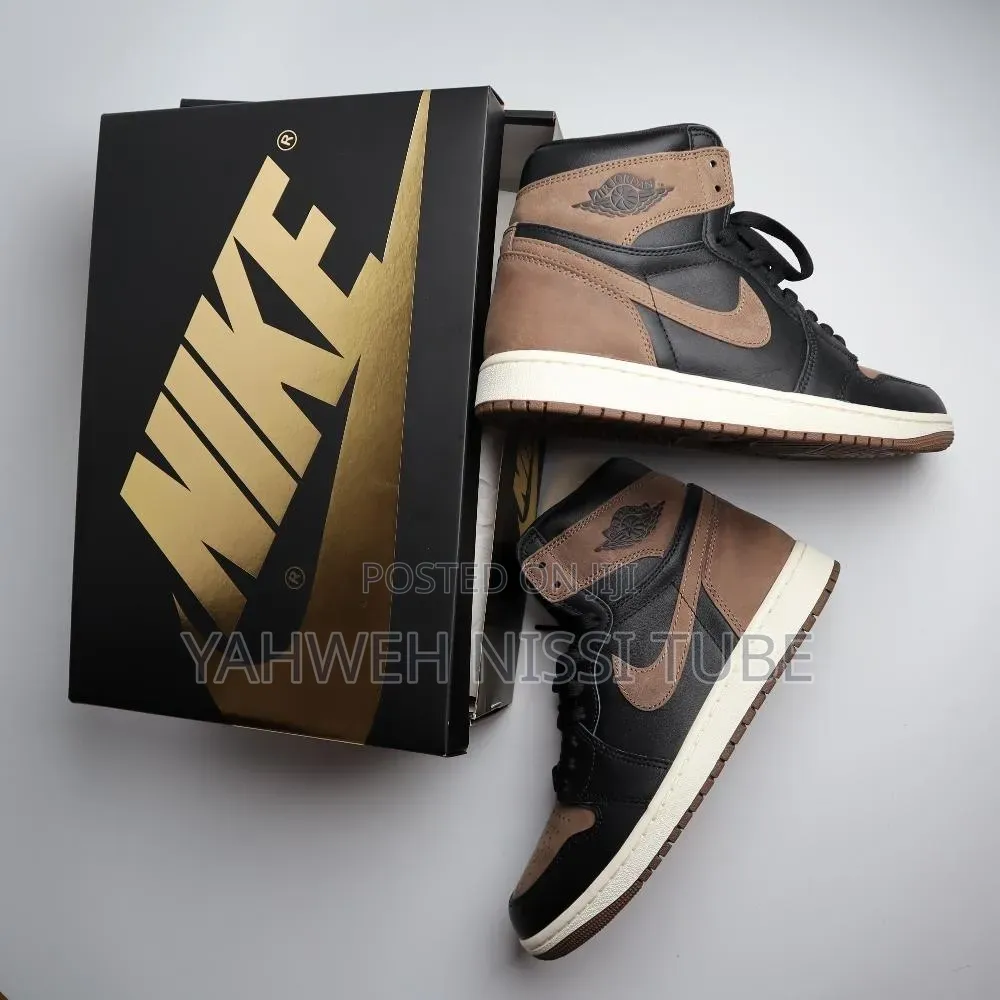 Nike Air Jordan 1 Retro High Og "Palomino" a Black /Brown