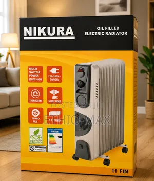 Nikura 11-Fin Oil Heater – Original Quality, Efficient Heating