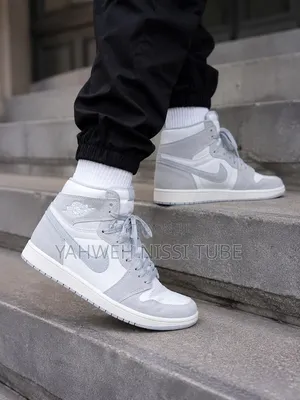 Nike Air Jordan 1 Mid Se Light Grey / White