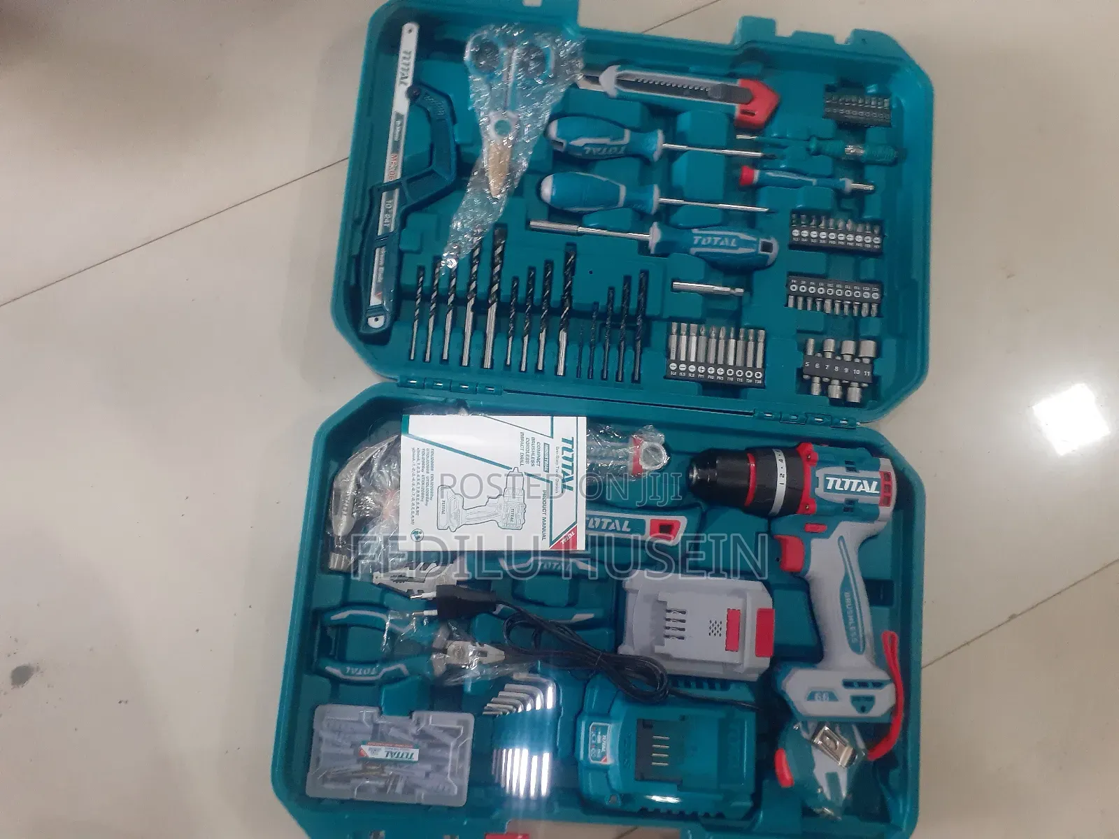 Total Charger Drill 66nm With Accessories