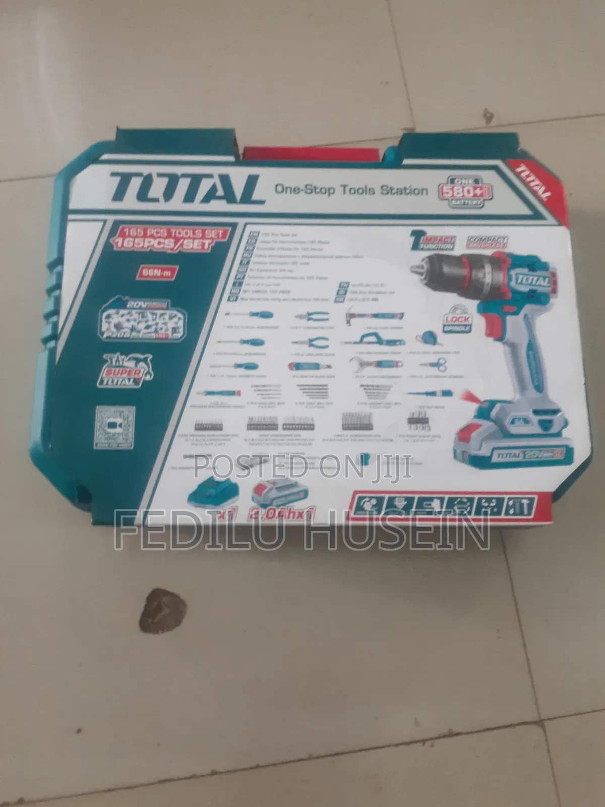 Total Charger Drill 66nm With Accessories