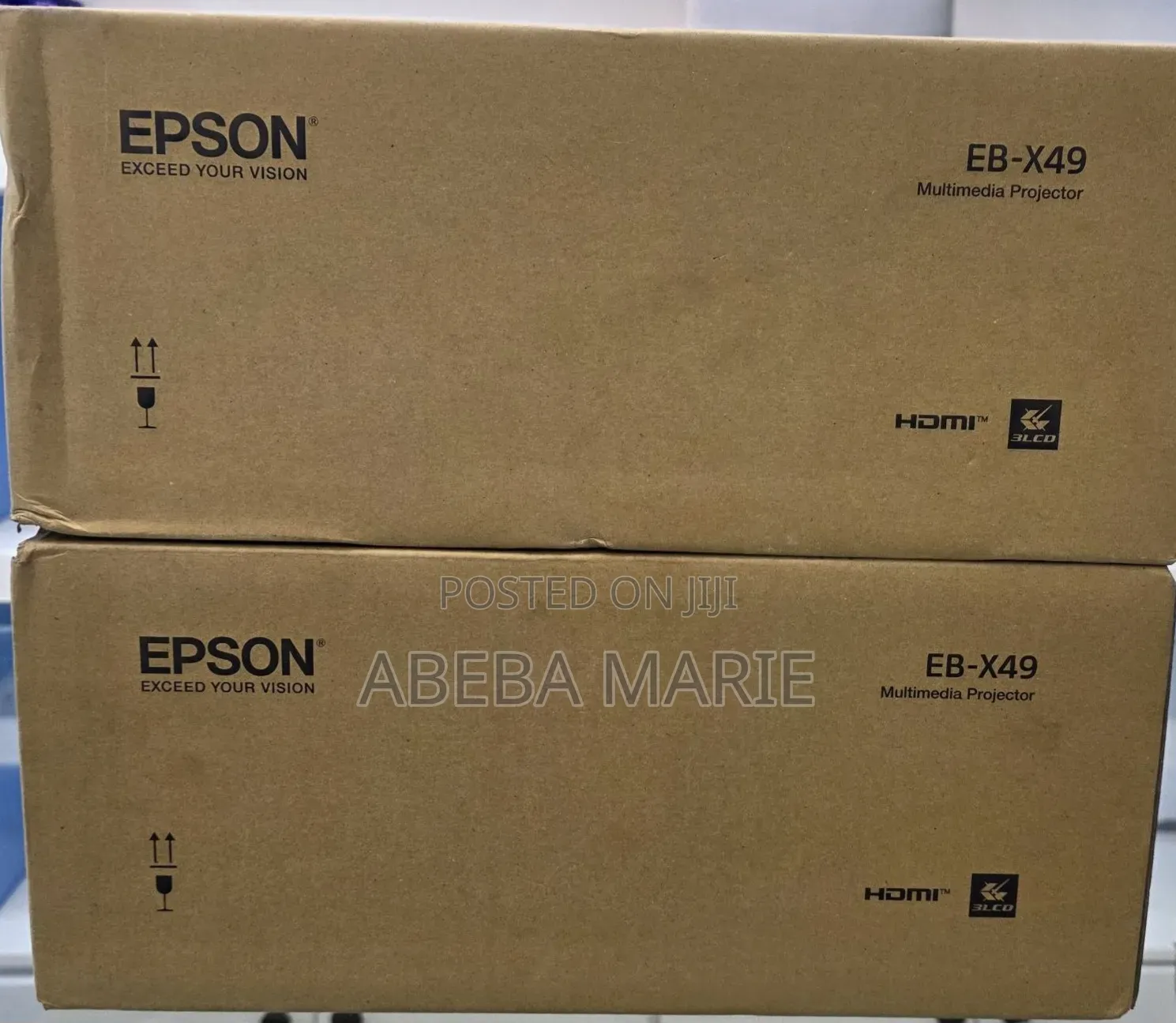 Brand New Epson Projector 
Model : Eb-X49 
Technology: 3lcd, RGB