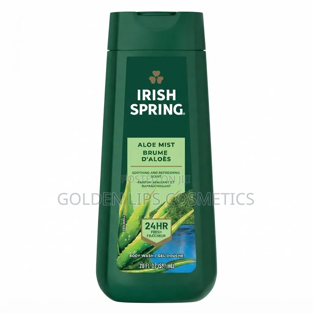 Irish Spring Aloe Mist Body Wash 591ml – 24h Freshness Shower Gel