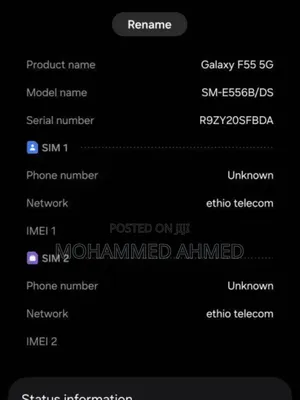 New Samsung Galaxy F55 256 GB Black