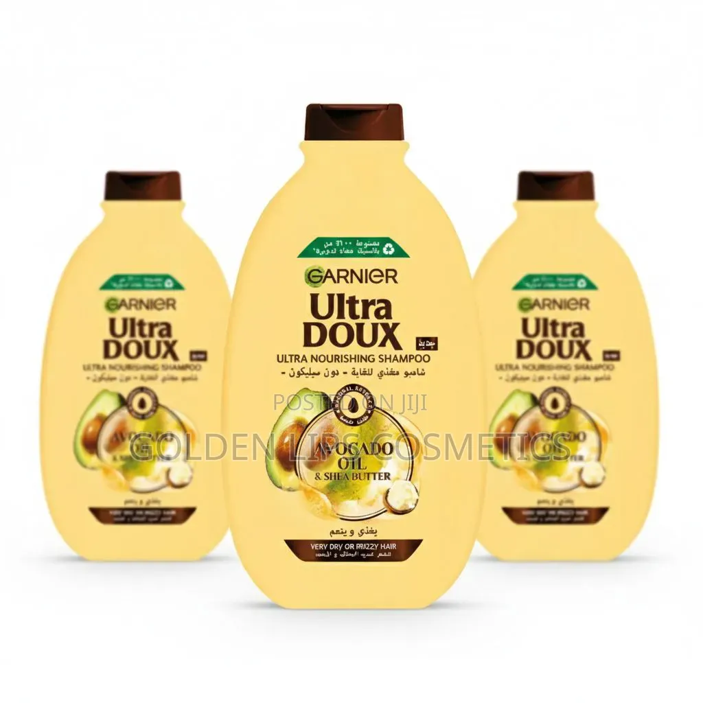 Garnier Ultra Doux Shampoo Avocado Oil Shea Butter 400ml Dry Hair