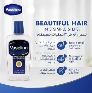 Vaseline Hair Tonic Scalp Conditioner 400ml – Anti-Frizz Hair Care