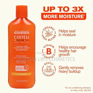 Cantu Shea Butter Sulfate-Free Shampoo 13.5oz – Curl Cleansing Care