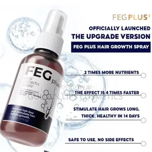 Feg Plus Hair Growth Spray 50ml – Anti Hair Fall Thickening Spray