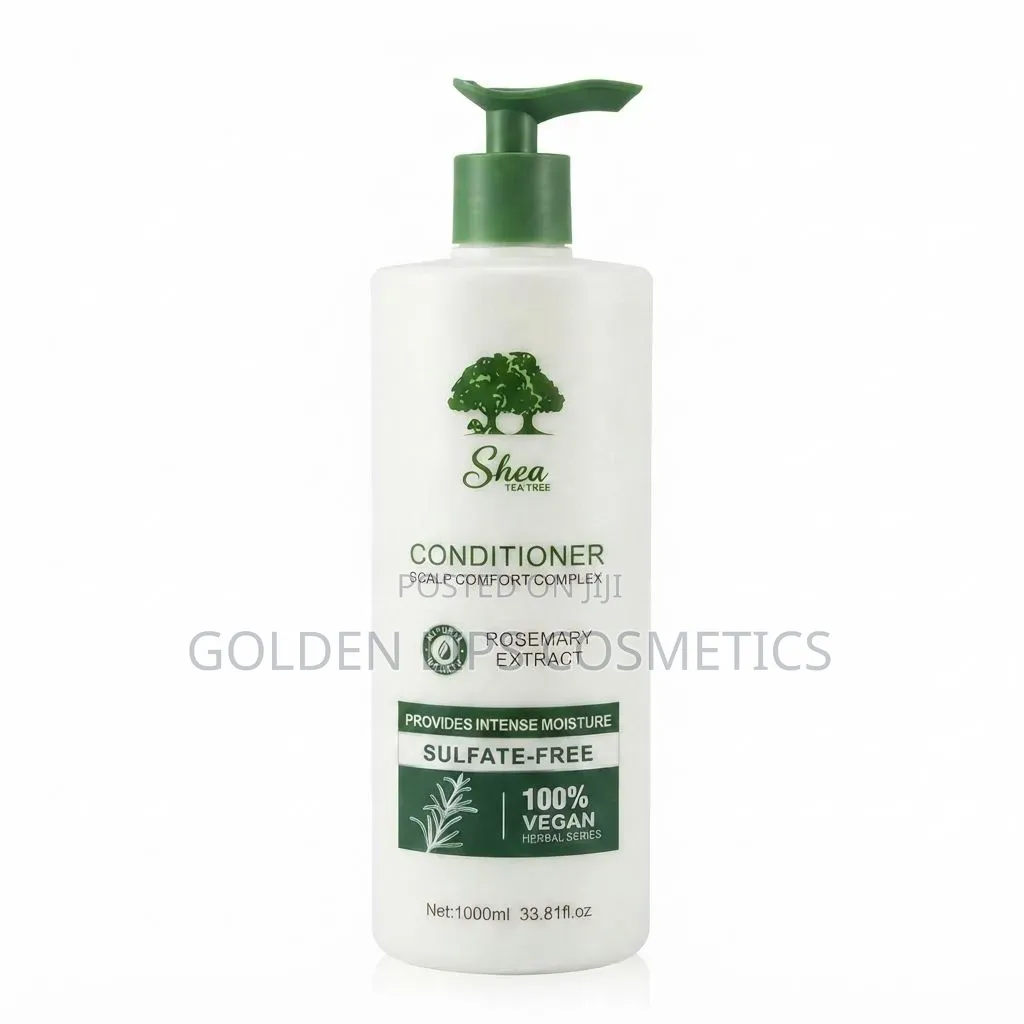 Shea Tea Tree Conditioner 1000ml – Rosemary Sulfate-Free