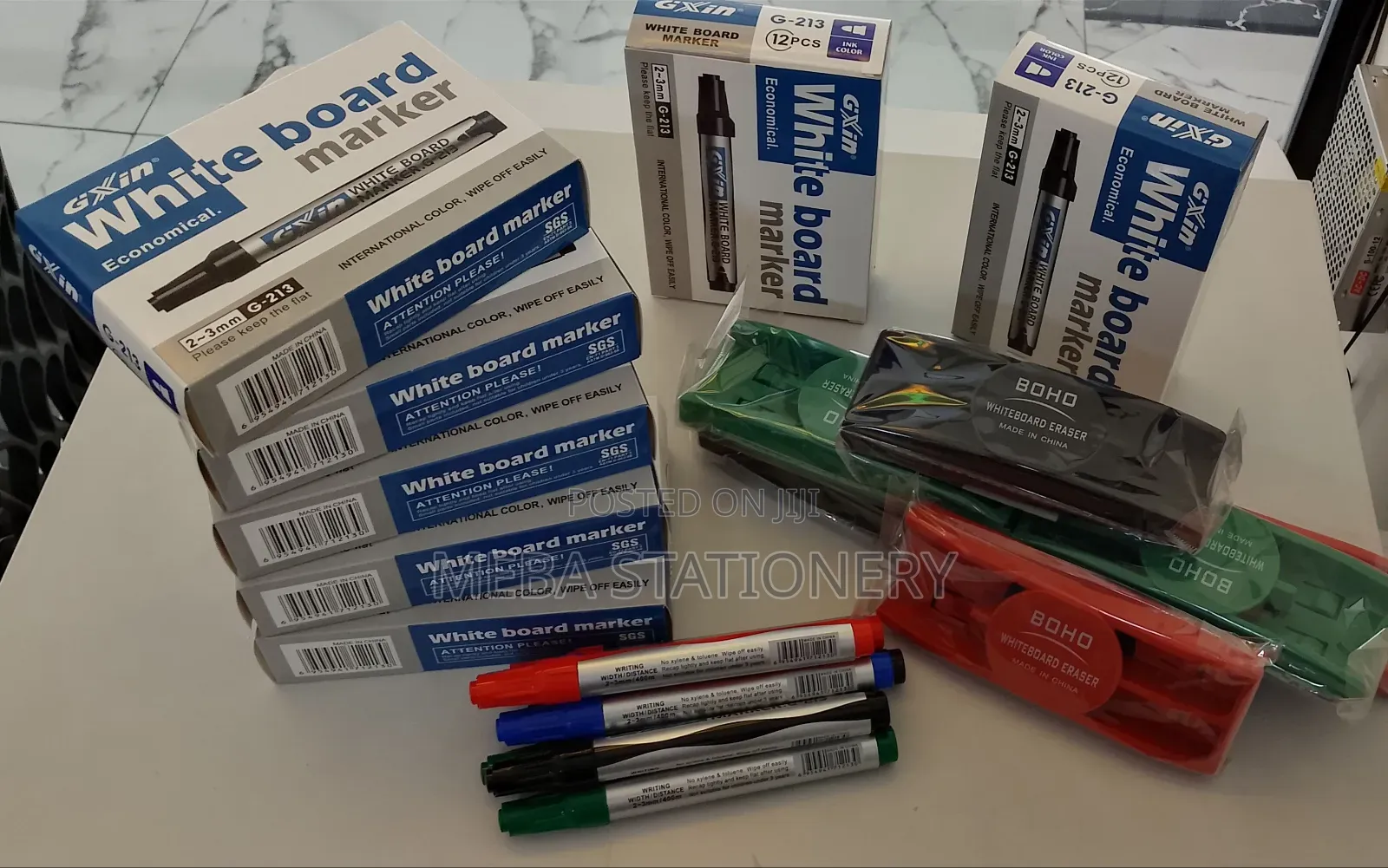 White Board Marker and Magnetic Whiteboard Duster