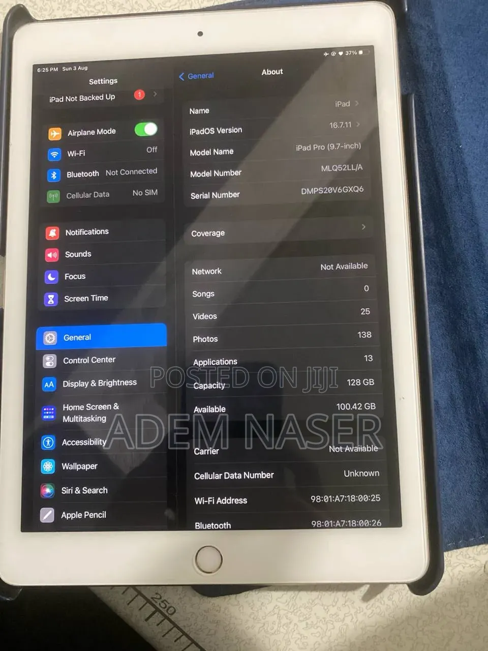 Apple iPad Pro 128 GB Yellow