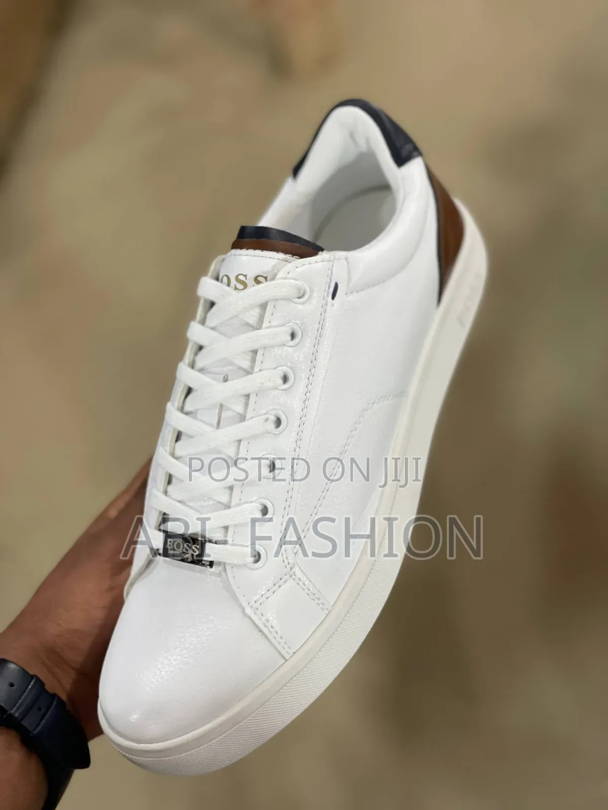 Boss Leather Pure Money Flat Shoe