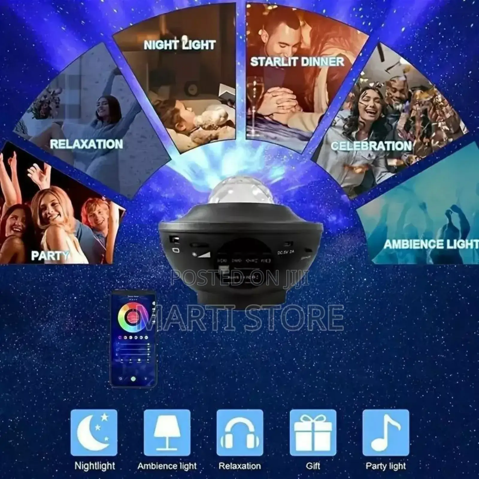 Sign Led Galaxy Projector Light