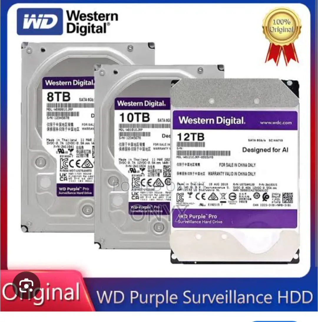 Wd Surveillance HDD 8tb