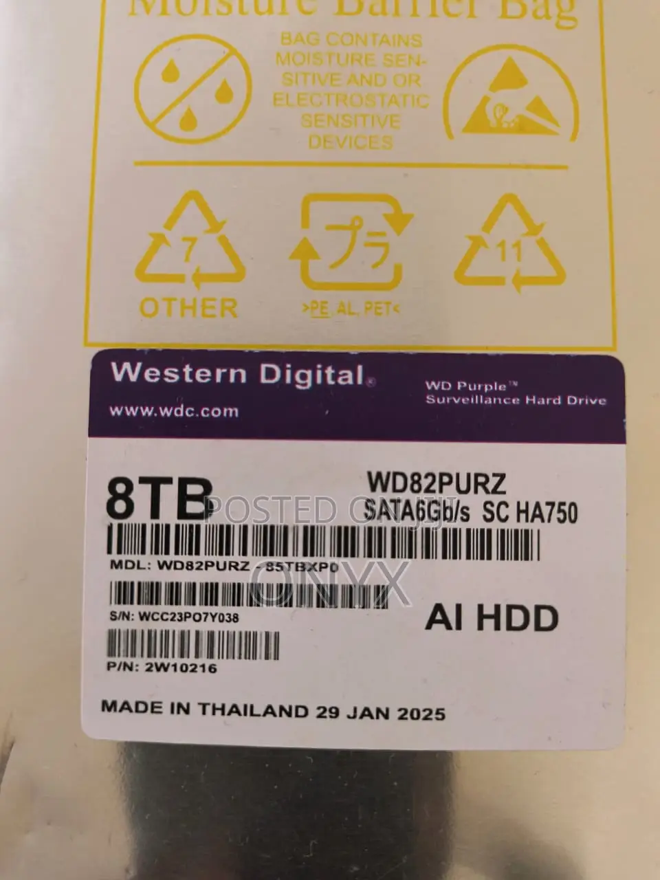 Wd Surveillance HDD 8tb