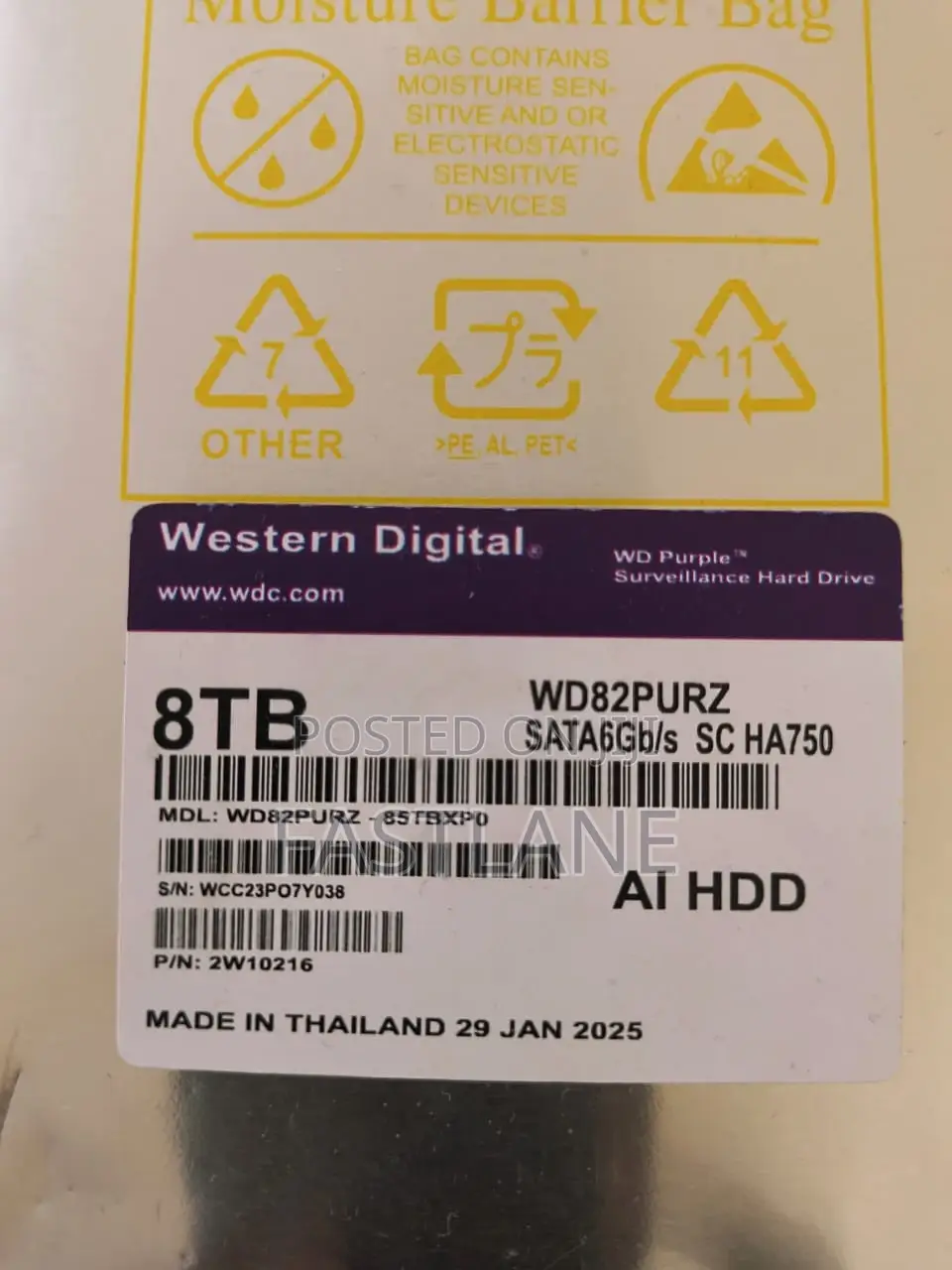 Wd Surveillance HDD 8tb