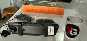 Drive Recorder Full Hd Front and Rear Camera on Center RVM
