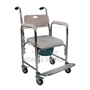 Toilet Chair/Wheelchairs覇埶with Wheels for Easy Transport | Handy Brand