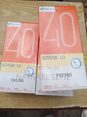 New Tecno Spark 40 128 GB Black