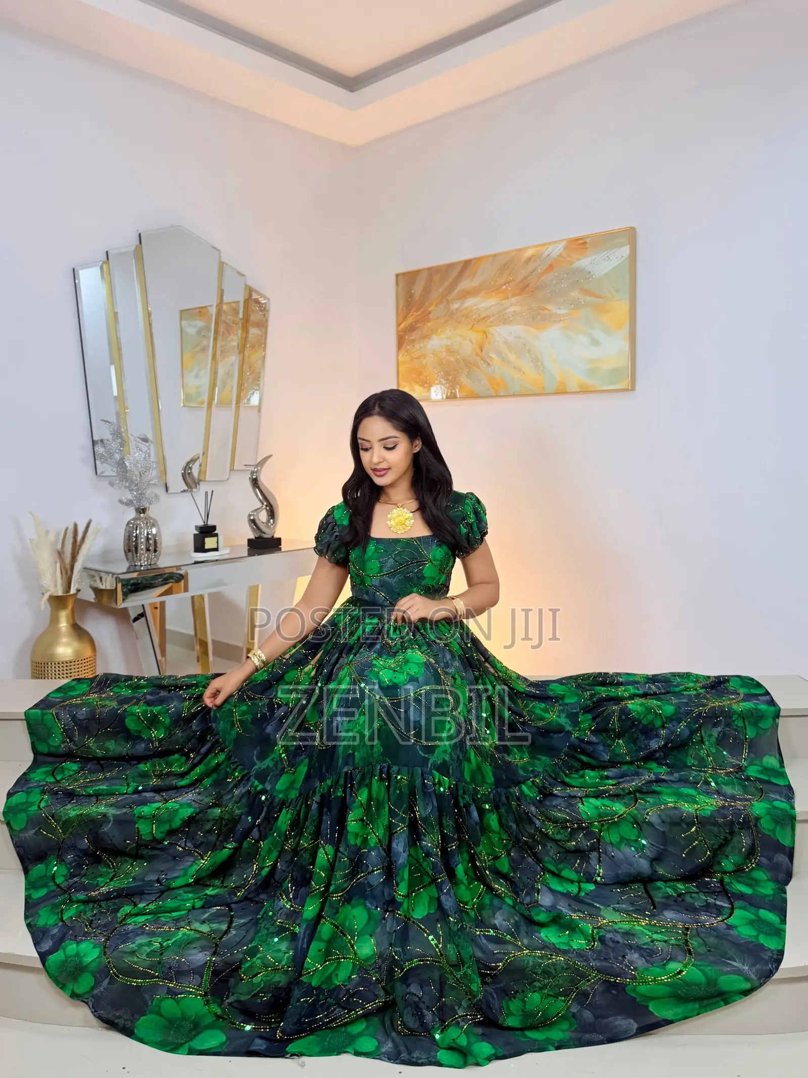 Luxury Singer Chiffon Dress | Zenbil Chiffon Ethiopia