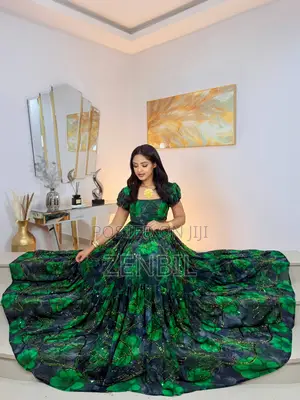 Luxury Singer Chiffon Dress | Zenbil Chiffon Ethiopia