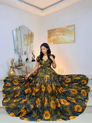 Luxury Singer Chiffon Dress | Zenbil Chiffon Ethiopia