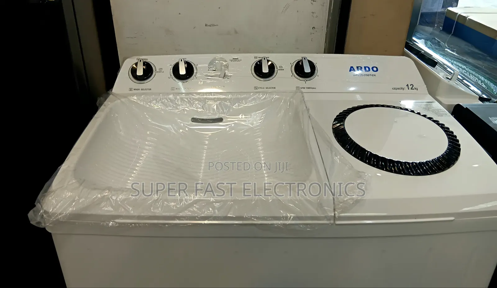 Ardo 12kg Washing Machine High-Capacity Washer Spin Dryer