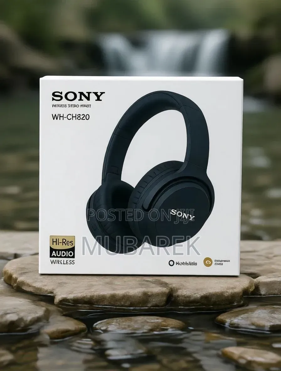 Sony Wh-Ch820 Over-Ear Wireless Bluetooth Headphones - Black