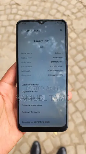 Samsung Galaxy M04 64 GB Black