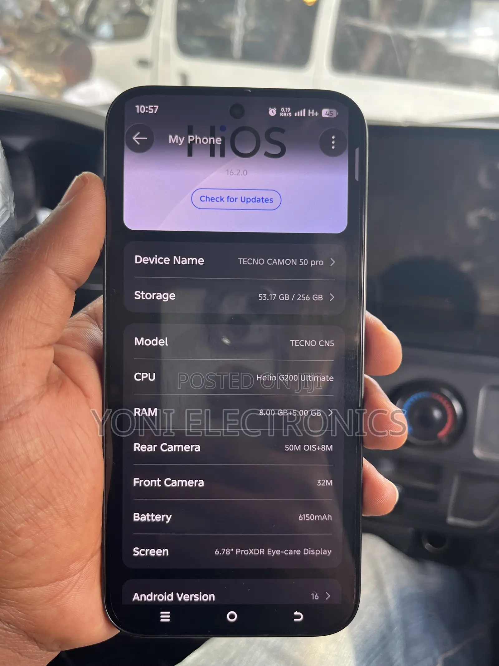 Tecno Camon 50 256 GB Black