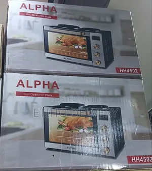 This Is an Alpha Brand Mini Oven, Model Hh4502, Which Features a Grind
