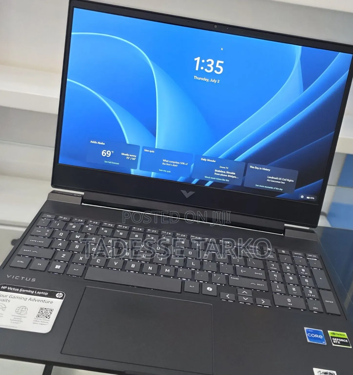 New Laptop HP Victus 15 16GB Intel Core i5 SSD 512GB