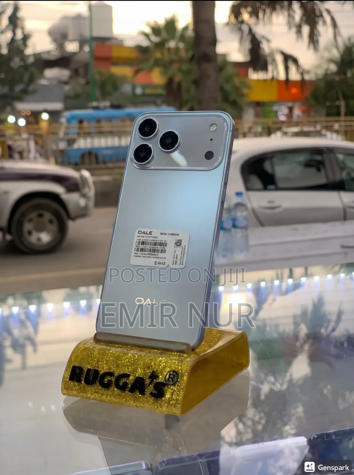 New Oale 17Pro Max 128 GB Silver