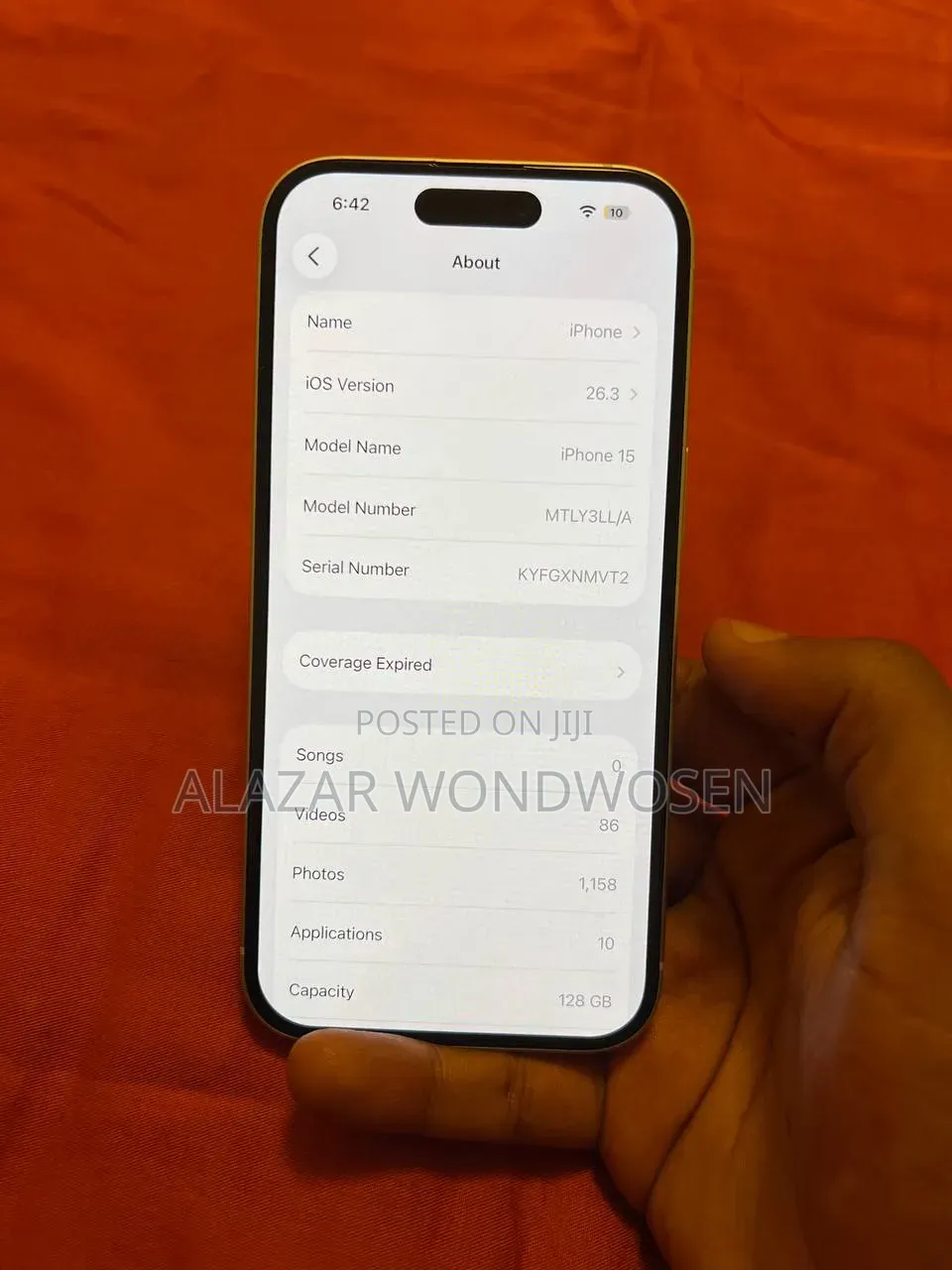 Apple iPhone 15 128 GB White