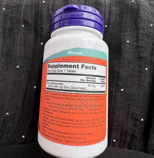 Now Zinc 50mg 100 Tablets