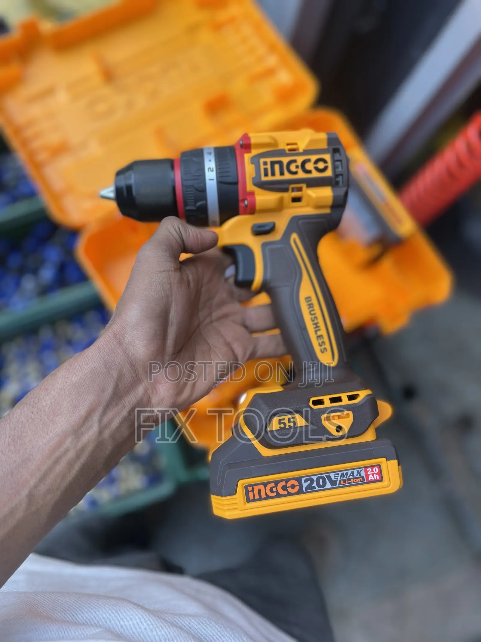 Ingco Brushless Drill 55 Nm