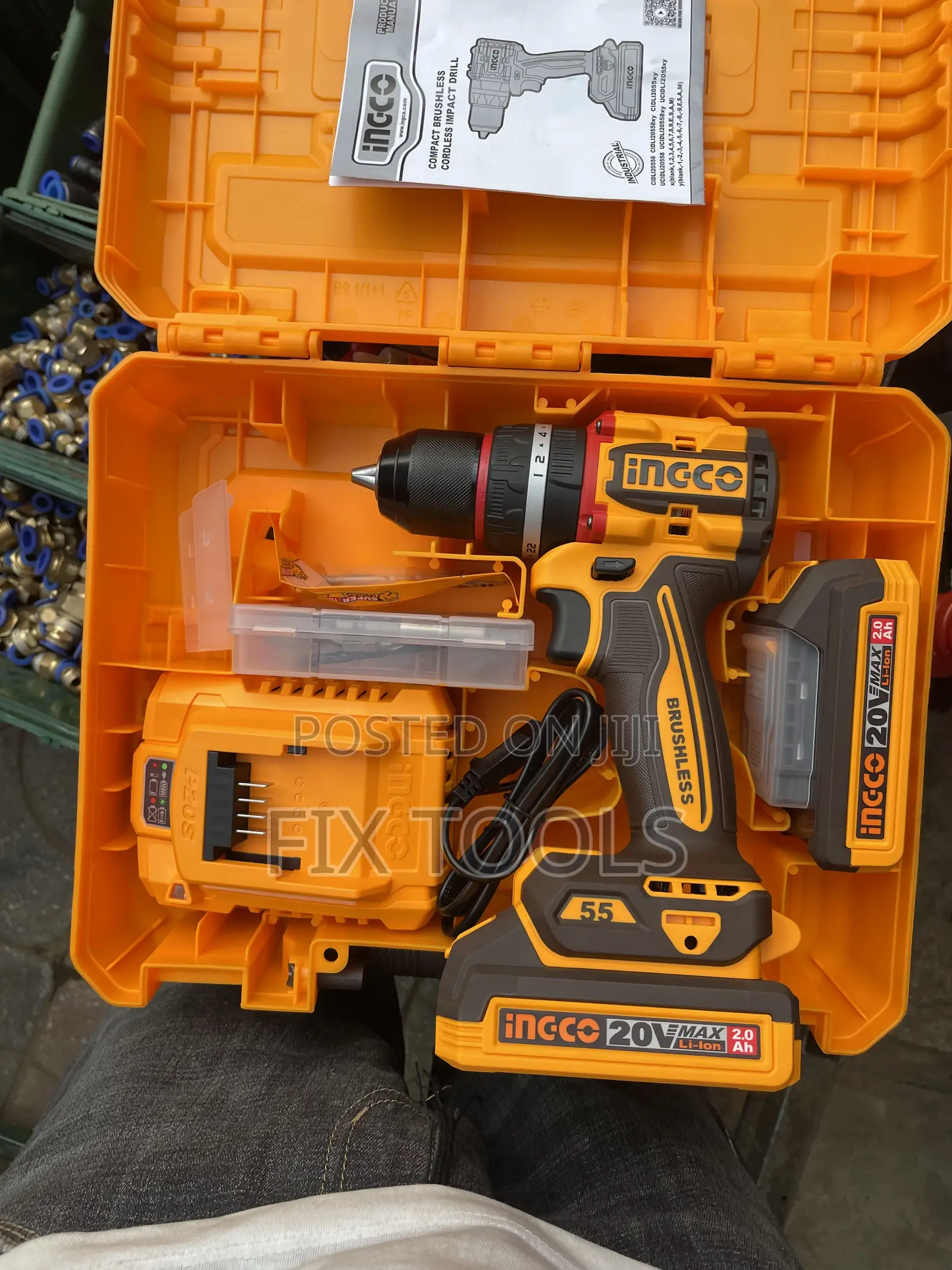 Ingco Brushless Drill 55 Nm